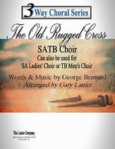 THE OLD RUGGED CROSS SATB choral sheet music cover